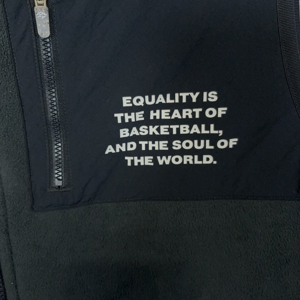 Anta Sports Shock The Game Fleece Vest Men Sz L Gray Black Lined NWT (SIZE NOTE) - Picture 5 of 12